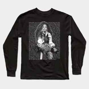 Janet Jackson Vintage Tour Concert Long Sleeve T-Shirt